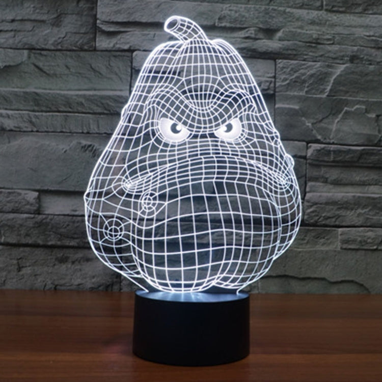 White Gourd Style 3D Touch Switch Control LED Light , 7 Color Discoloration Creative Visual Stereo Lamp Desk Lamp Night Light - free shipping - PMC TechLife - Order now!