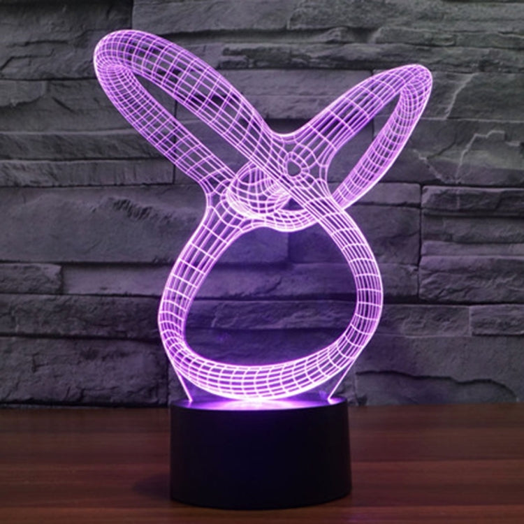 Abstract Style 3D Touch Switch Control LED Light , 7 Color Discoloration Creative Visual Stereo Lamp Desk Lamp Night Light - Novelty Lighting by PMC TechLife | Online Shopping South Africa | PMC TechLife | Buy Now Pay Later Mobicred