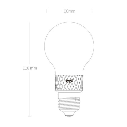 Original Xiaomi Youpin YLDP12YL Yeelight LED Bulb Intelligent Filament Lamp,US Plug - LED Blubs & Tubes by Xiaomi | Online Shopping South Africa | PMC Jewellery | Buy Now Pay Later Mobicred