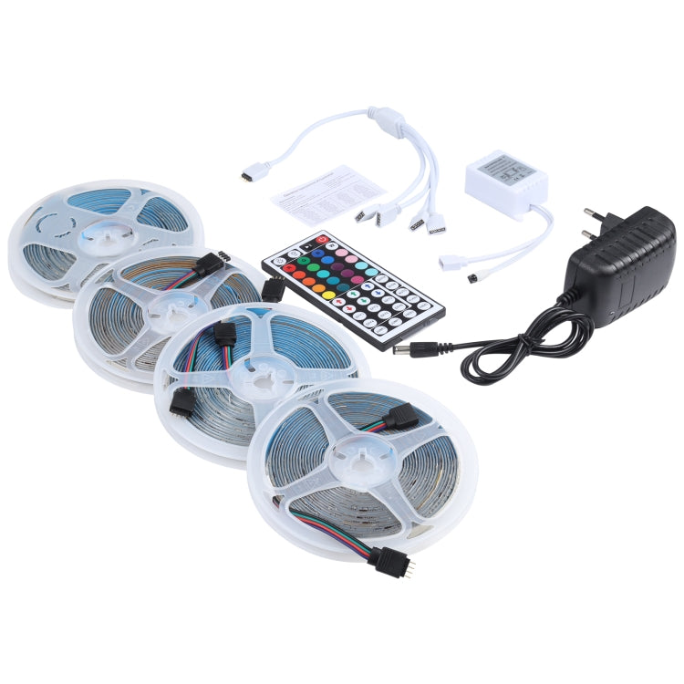 20m 1200 LEDs SMD 2835 IP65 Waterproof RGB Light Strip with 44-keys Remote Control, EU Plug - Epoxy Waterproof Light by PMc TechLife | Online Shopping South Africa | PMc TechLife | Buy Now Pay Later Mobicred