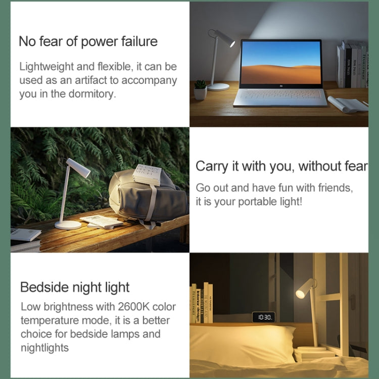 Original Xiaomi Portable Removable 2000mAh USB Charging LED Desk Lamp with 3-modes Dimming - Desk Lamps by Xiaomi | Online Shopping South Africa | PMC Jewellery | Buy Now Pay Later Mobicred