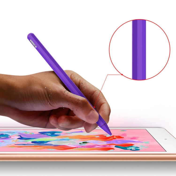Stylus Pen Silica Gel Protective Case for Apple Pencil 2 (Mint Green) - Pencil Accessories by PMC Jewellery | Online Shopping South Africa | PMC Jewellery | Buy Now Pay Later Mobicred