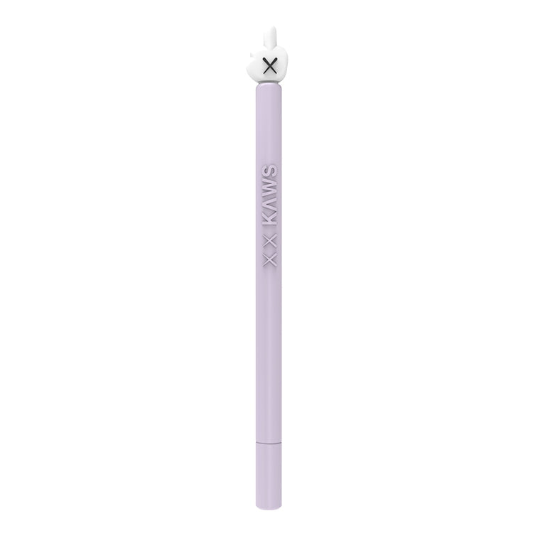 LOVE MEI For Apple Pencil 2 Middle Finger Shape Stylus Pen Silicone Protective Case Cover (Purple) - Pencil Accessories by LOVE MEI | Online Shopping South Africa | PMC Jewellery | Buy Now Pay Later Mobicred