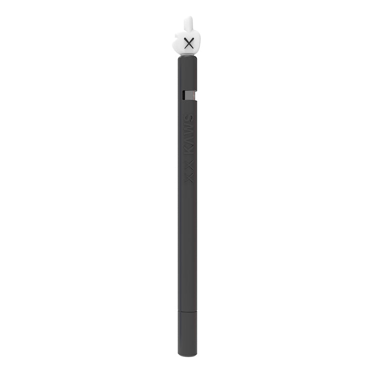 LOVE MEI For Apple Pencil 1 Middle Finger Shape Stylus Pen Silicone Protective Case Cover (Black) - Pencil Accessories by LOVE MEI | Online Shopping South Africa | PMC Jewellery | Buy Now Pay Later Mobicred