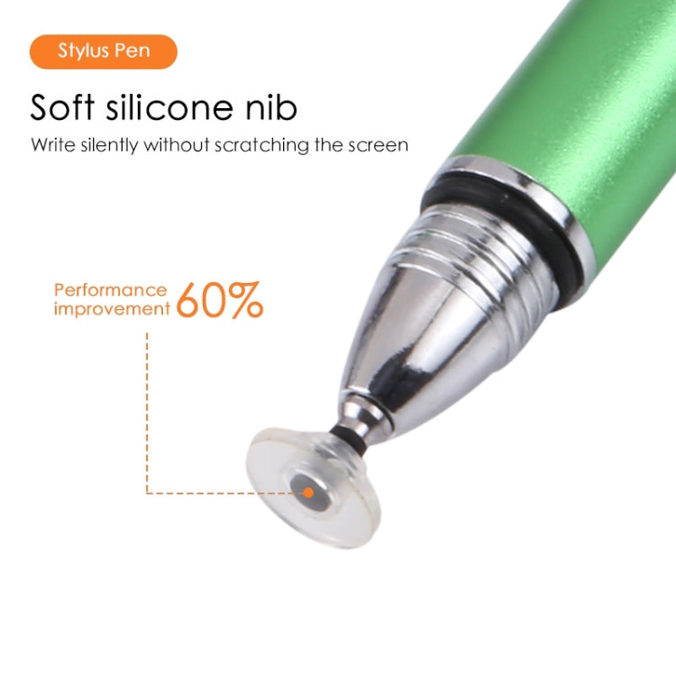 Universal Silicone Disc Nib Capacitive Stylus Pen (Green) - Stylus Pen by PMC Jewellery | Online Shopping South Africa | PMC Jewellery | Buy Now Pay Later Mobicred