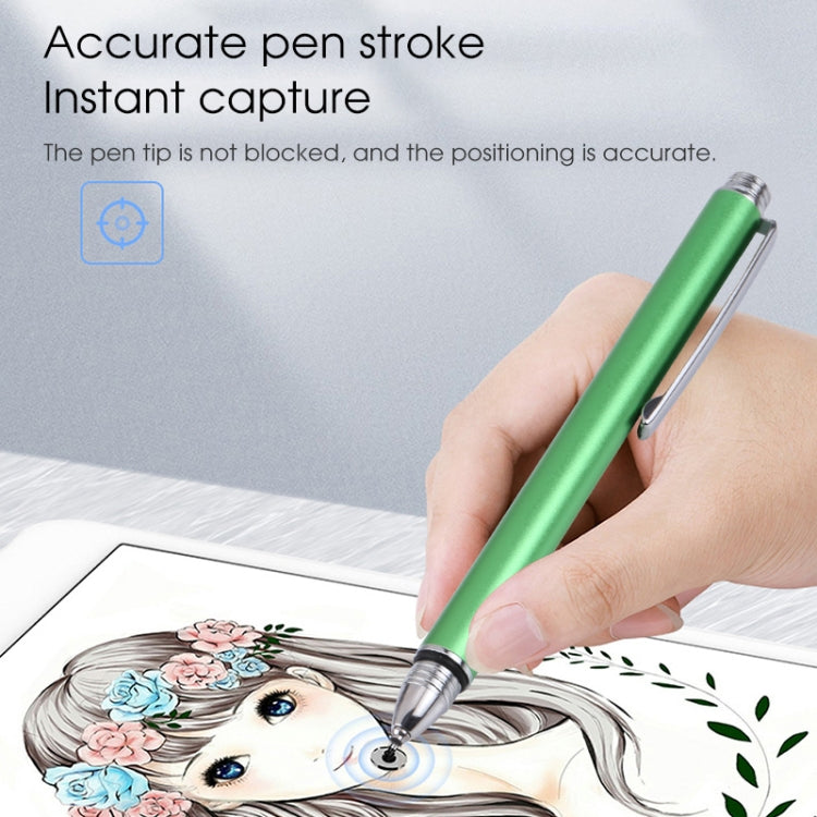 Universal Silicone Disc Nib Capacitive Stylus Pen (Green) - Stylus Pen by PMC Jewellery | Online Shopping South Africa | PMC Jewellery | Buy Now Pay Later Mobicred