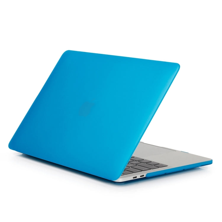 ENKAY Hat-Prince 2 in 1 Frosted Hard Shell Plastic Protective Case + US Version Ultra-thin TPU Keyboard Protector Cover for 2016 New MacBook Pro 13.3 inch with Touchbar (A1706)(Blue) - MacBook Pro Cases by ENKAY | Online Shopping South Africa | PMC Jewellery | Buy Now Pay Later Mobicred