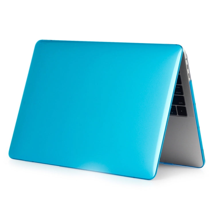 ENKAY Hat-Prince 2 in 1 Crystal Hard Shell Plastic Protective Case + US Version Ultra-thin TPU Keyboard Protector Cover for 2016 New MacBook Pro 13.3 inch without Touchbar (A1708)(Blue) - MacBook Pro Cases by ENKAY | Online Shopping South Africa | PMC Jewellery | Buy Now Pay Later Mobicred