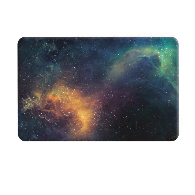 For Macbook Pro 13.3 inch Starry Sky Patterns Apple Laptop Water Decals PC Protective Case(Green) - MacBook Pro Cases by PMC Jewellery | Online Shopping South Africa | PMC Jewellery | Buy Now Pay Later Mobicred