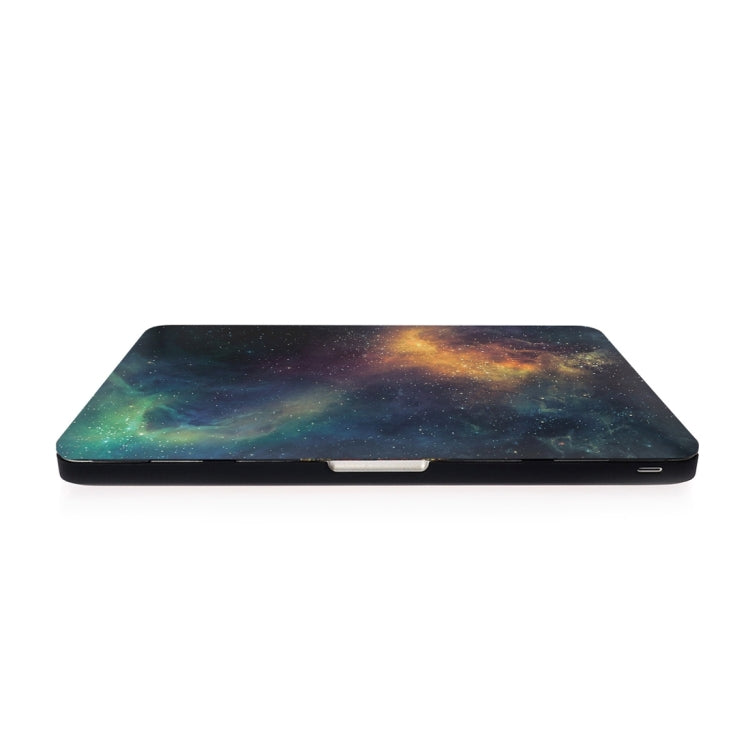 For Macbook Pro 13.3 inch Starry Sky Patterns Apple Laptop Water Decals PC Protective Case(Green) - MacBook Pro Cases by PMC Jewellery | Online Shopping South Africa | PMC Jewellery | Buy Now Pay Later Mobicred