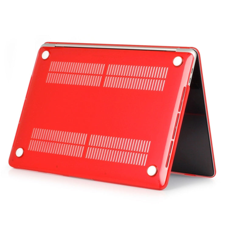 ENKAY Hat-Prince 2 in 1 Crystal Hard Shell Plastic Protective Case + Europe Version Ultra-thin TPU Keyboard Protector Cover for 2016 MacBook Pro 13.3 Inch with Touch Bar (A1706) (Red) - MacBook Pro Cases by ENKAY | Online Shopping South Africa | PMC Jewellery | Buy Now Pay Later Mobicred