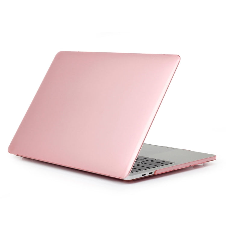 ENKAY Hat-Prince 2 in 1 Crystal Hard Shell Plastic Protective Case + Europe Version Ultra-thin TPU Keyboard Protector Cover for 2016 MacBook Pro 15.4 Inch with Touch Bar (A1707) (Pink) - MacBook Pro Cases by ENKAY | Online Shopping South Africa | PMC Jewellery | Buy Now Pay Later Mobicred