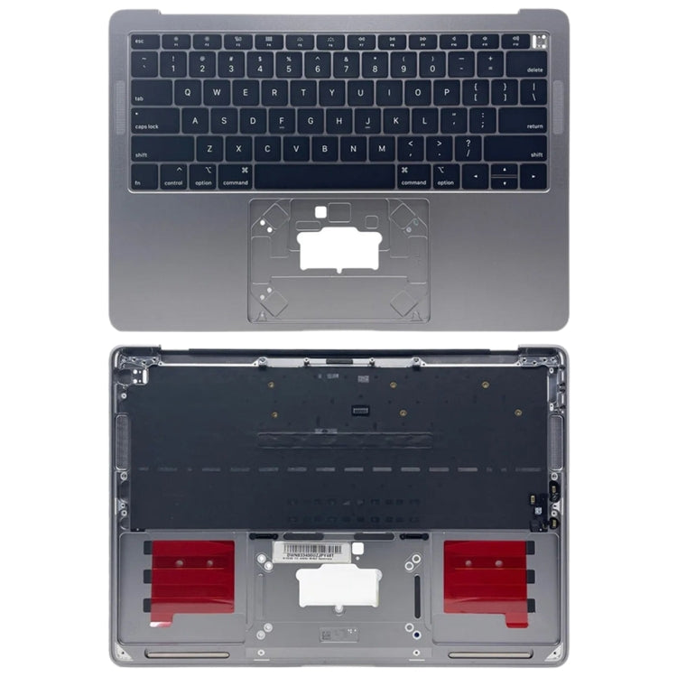 For Macbook Air 13 2020 M1 A2337 EMC3598 C-side Cover + US Edition Key Board (Grey) - Bottom Cover by PMC Jewellery | Online Shopping South Africa | PMC Jewellery