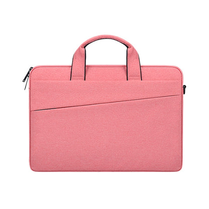 ST03S 13.3 inch Double Side Pockets Wearable Oxford Cloth Soft Handle Portable Laptop Tablet Bag(Pink) - 13.3 inch by PMC Jewellery | Online Shopping South Africa | PMC Jewellery | Buy Now Pay Later Mobicred