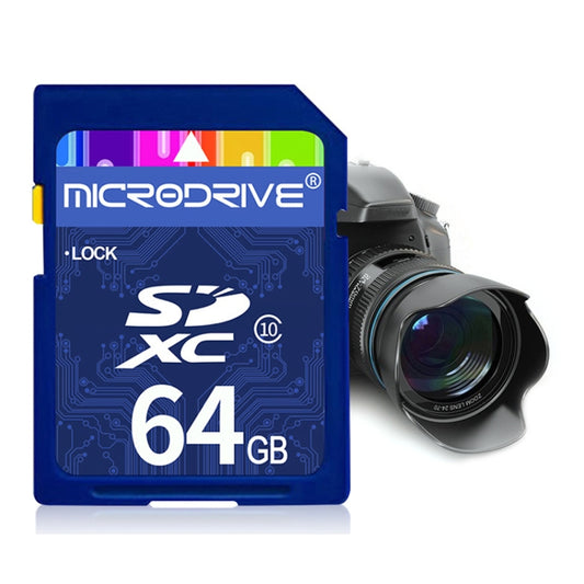 Microdrive 64GB High Speed Class 10 SD Memory Card for All Digital Devices with SD Card Slot - SD Card by PMC Jewellery | Online Shopping South Africa | PMC Jewellery | Buy Now Pay Later Mobicred