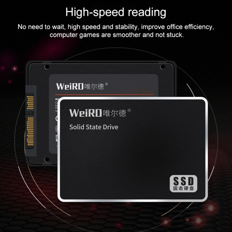 WEIRD S500 1TB 2.5 inch SATA3.0 Solid State Drive for Laptop, Desktop - External Solid State Drives by PMC TechLife | Online Shopping South Africa | PMC TechLife | Buy Now Pay Later Mobicred