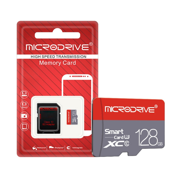 Microdrive 128GB High Speed Class 10 Micro SD(TF) Memory Card - Micro SD Card by PMC Jewellery | Online Shopping South Africa | PMC Jewellery | Buy Now Pay Later Mobicred