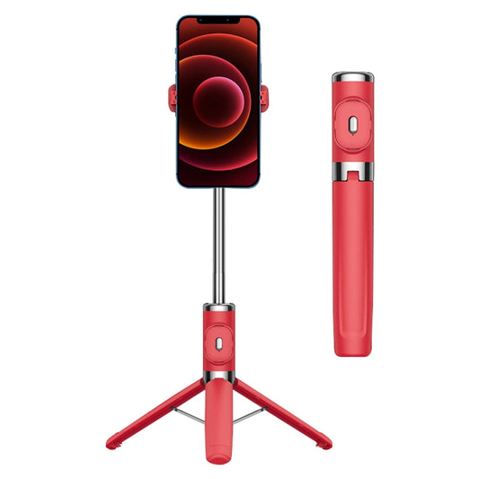 Bluetooth Remote Control Tripod Selfie Stick (Red) - Selfie Light by PMC Jewellery | Online Shopping South Africa | PMC Jewellery | Buy Now Pay Later Mobicred