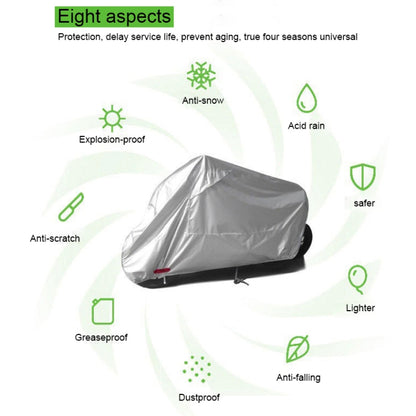 210D Oxford Cloth Motorcycle Electric Car Rainproof Dust-proof Cover, Size: XL (Black) - Raincoat by PMC Jewellery | Online Shopping South Africa | PMC Jewellery | Buy Now Pay Later Mobicred