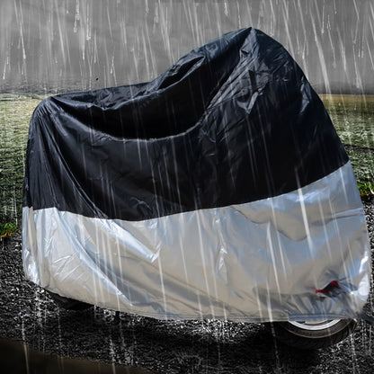 210D Oxford Cloth Motorcycle Electric Car Rainproof Dust-proof Cover, Size: XXXL (Black) - Raincoat by PMC Jewellery | Online Shopping South Africa | PMC Jewellery | Buy Now Pay Later Mobicred