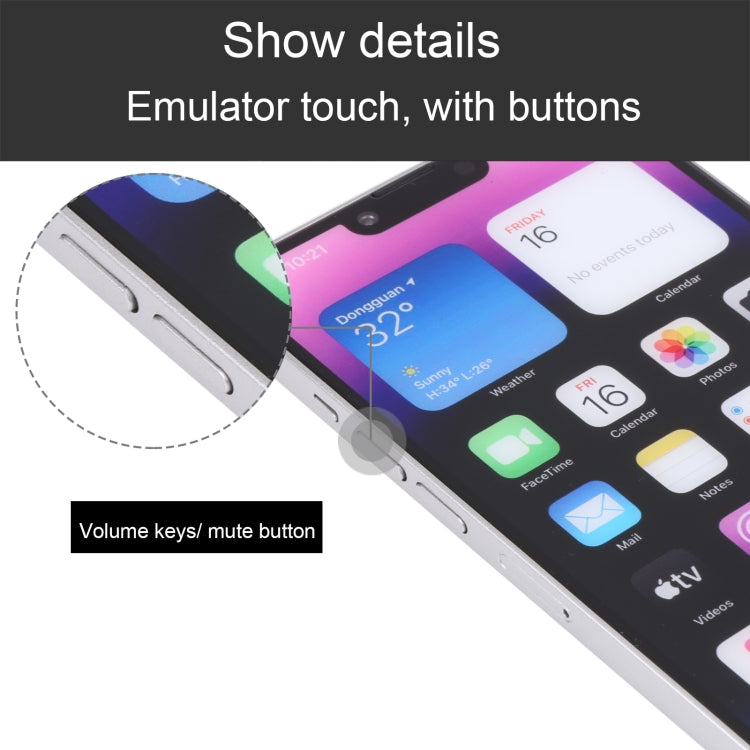 For iPhone 14 Plus Color Screen Non-Working Fake Dummy Display Model (Starlight) - For iPhone & iPad by PMC Jewellery | Online Shopping South Africa | PMC Jewellery | Buy Now Pay Later Mobicred