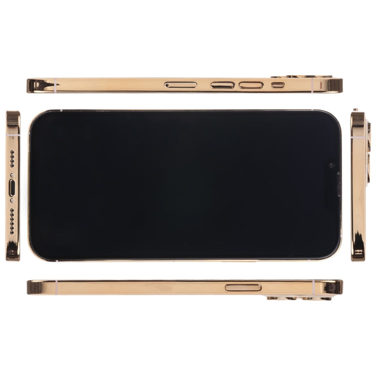 For iPhone 13 Pro Max Black Screen Non-Working Fake Dummy Display Model(Gold) - free shipping - PMC Jewellery - Order now!