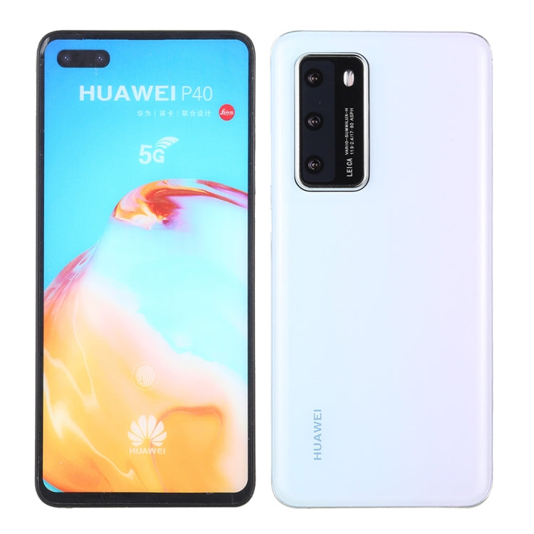 For Huawei P40 5G Color Screen Non-Working Fake Dummy Display Model (White) - For Huawei by PMC Jewellery | Online Shopping South Africa | PMC Jewellery | Buy Now Pay Later Mobicred