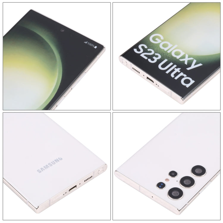 For Samsung Galaxy S23 Ultra 5G Black Screen Non-Working Fake Dummy Display Model(White) - For Galaxy by PMC TechLife | Online Shopping South Africa | PMC TechLife