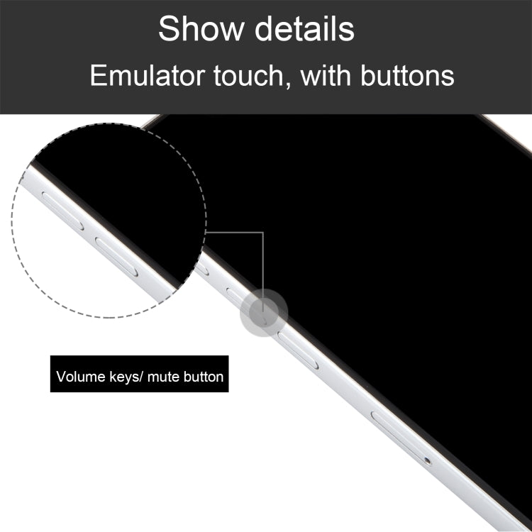 For iPhone 15 Pro Black Screen Non-Working Fake Dummy Display Model (White Titanium) - free shipping - PMC TechLife - Order now!
