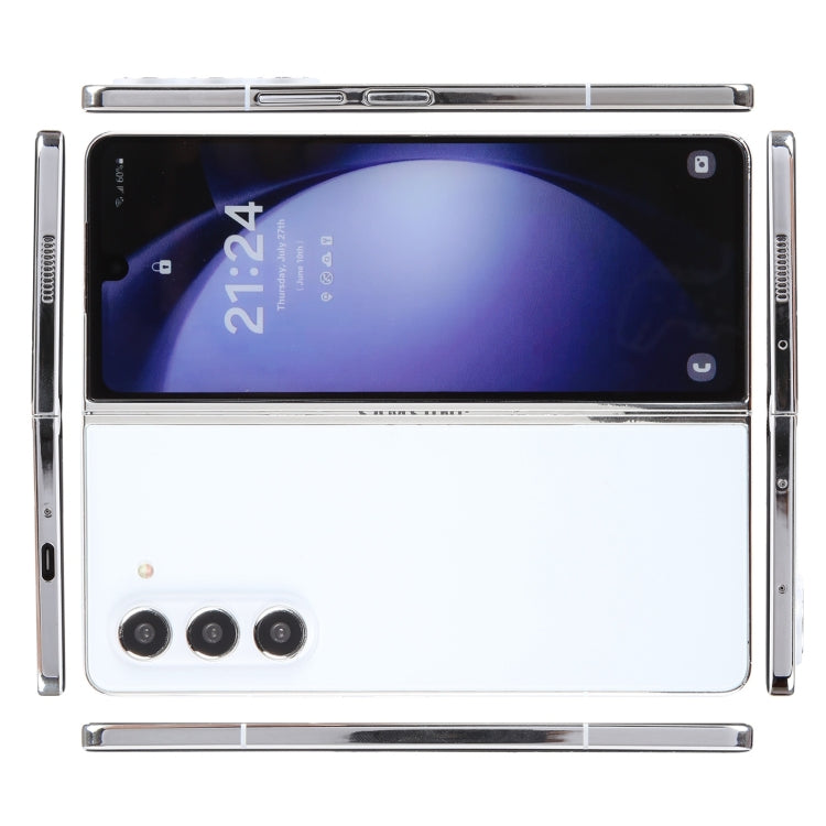 For Samsung Galaxy Z Fold5 Color Screen Non-Working Fake Dummy Display Model (White) - For Galaxy by PMC TechLife | Online Shopping South Africa | PMC TechLife