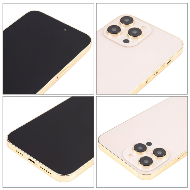 For iPhone 14 Pro Black Screen Non-Working Fake Dummy Display Model (Gold) - For iPhone & iPad by PMC Jewellery | Online Shopping South Africa | PMC Jewellery | Buy Now Pay Later Mobicred