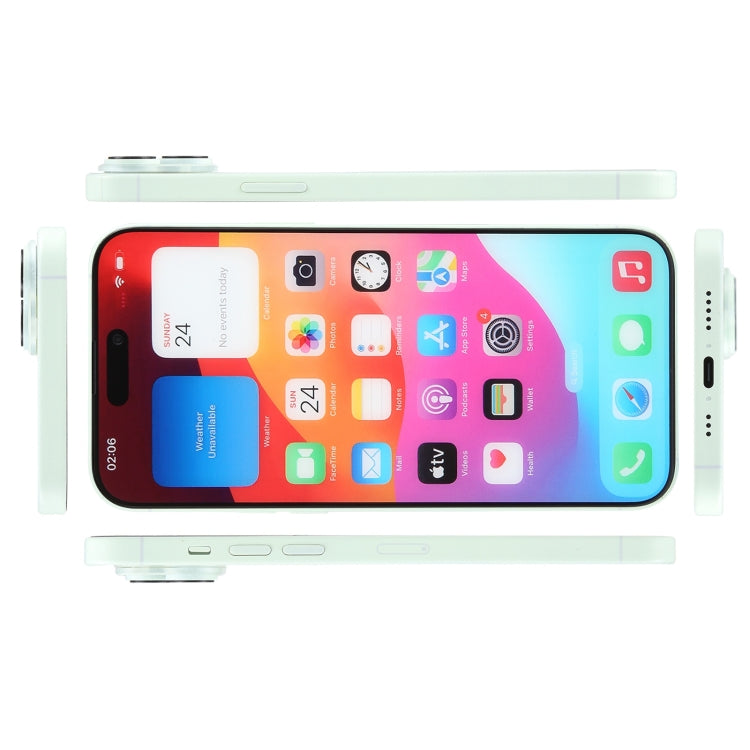 For iPhone 15 Color Screen Non-Working Fake Dummy Display Model (Green) - For iPhone & iPad by PMC Jewellery | Online Shopping South Africa | PMC Jewellery | Buy Now Pay Later Mobicred