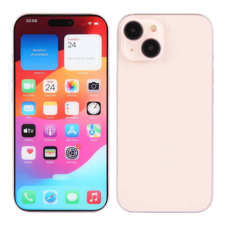 For iPhone 15 Plus Color Screen Non-Working Fake Dummy Display Model (Pink) - For iPhone & iPad by PMC TechLife | Online Shopping South Africa | PMC TechLife