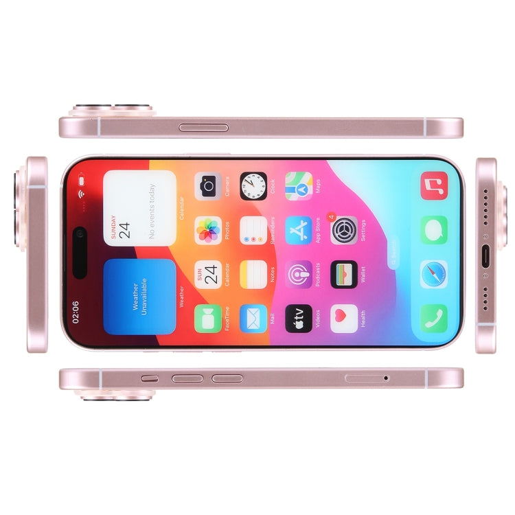 For iPhone 15 Plus Color Screen Non-Working Fake Dummy Display Model (Pink) - For iPhone & iPad by PMC TechLife | Online Shopping South Africa | PMC TechLife