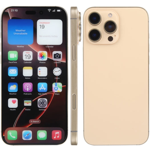 For iPhone 16 Pro Color Screen Non-Working Fake Dummy Display Model (Desert) - For iPhone & iPad by PMC Jewellery | Online Shopping South Africa | PMC Jewellery | Buy Now Pay Later Mobicred