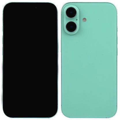 For iPhone 16 Black Screen Non-Working Fake Dummy Display Model (Teal) - For iPhone & iPad by PMC Jewellery | Online Shopping South Africa | PMC Jewellery | Buy Now Pay Later Mobicred