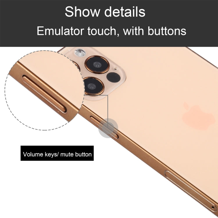 For iPhone 12 Pro Max Black Screen Non-Working Fake Dummy Display Model, Light Version(Gold) - free shipping - PMC Jewellery - Order now!