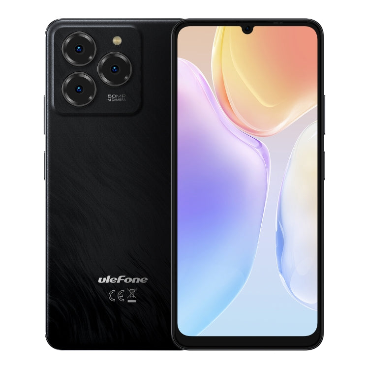 Ulefone Note 20 Pro, 4GB+256GB, Face ID & Side Fingerprint, 6000mAh, 6.75 inch Android 14 Unisoc T606 Octa Core, Network: 4G, Dual SIM, OTG (Satin Black) - Ulefone by Ulefone | Online Shopping South Africa | PMC Jewellery | Buy Now Pay Later Mobicred