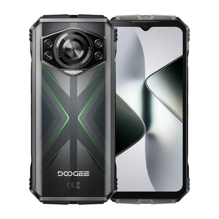 DOOGEE S118 Rugged Phone, 12GB+512GB, 6.58 inch Android 14 MediaTek Helio G99 Octa Core, Network: 4G, OTG, NFC (Black Green) - DOOGEE by DOOGEE | Online Shopping South Africa | PMC Jewellery | Buy Now Pay Later Mobicred