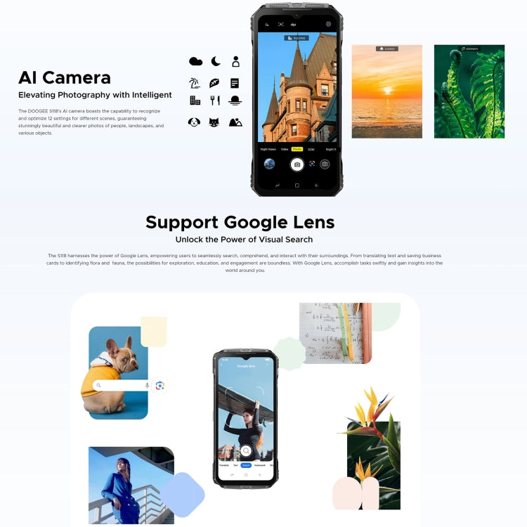 DOOGEE S118 Rugged Phone, 12GB+512GB, 6.58 inch Android 14 MediaTek Helio G99 Octa Core, Network: 4G, OTG, NFC (Black Green) - DOOGEE by DOOGEE | Online Shopping South Africa | PMC Jewellery | Buy Now Pay Later Mobicred