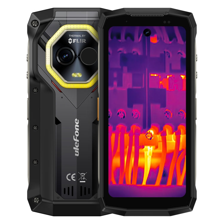 [HK Warehouse] Ulefone Armor Mini 20T Pro, Thermal Imaging, 8GB+256GB, IP68/IP69K Rugged Phone, 4.7 inch Android 14 MediaTek Dimensity 6300 5G Octa Core, Network: 5G, NFC, OTG (Mecha Black) - Ulefone by Ulefone | Online Shopping South Africa | PMC Jewellery | Buy Now Pay Later Mobicred