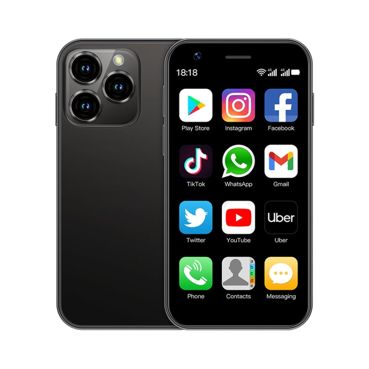 SOYES XS16, 3GB+64GB, 3.0 inch Android 10.0 MTK6737 Quad Core, Bluetooth, WiFi, Network: 4G, Dual SIM, Support Google Play Store (Black) - SOYES by SOYES | Online Shopping South Africa | PMC Jewellery | Buy Now Pay Later Mobicred