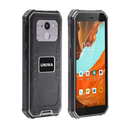 UNIWA F963 Pro Rugged Smart Phone, 4GB+64GB, 5.5 inch Android 13, Unisoc T606 Octa Core, NFC, Fingerprint Unlock, 4G Network, US Plug (Black Grey) - UNIWA by UNIWA | Online Shopping South Africa | PMC Jewellery | Buy Now Pay Later Mobicred