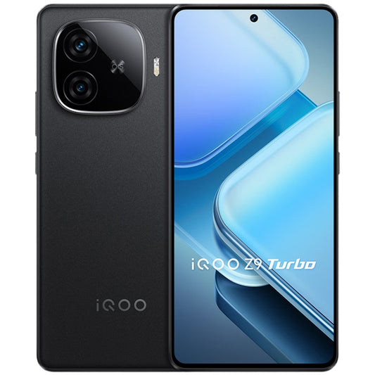 vivo iQOO Z9 Turbo, Dual Back Cameras, 12GB+256GB, Face ID Screen Fingerprint Identification, 6.78 inch Android 14.0 OriginOS 4 Snapdragon 8s Gen 3 Octa Core 3.0GHz, OTG, NFC, Network: 5G, Support Google Play (Black) - vivo by vivo | Online Shopping South Africa | PMC Jewellery | Buy Now Pay Later Mobicred