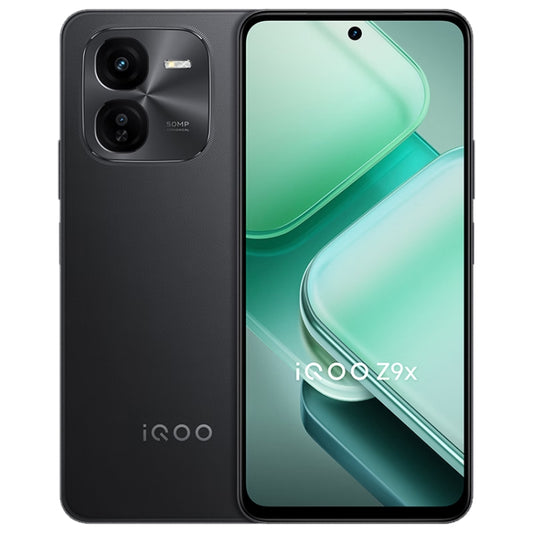 vivo iQOO Z9x, Dual Back Cameras, 8GB+128GB, Face ID Screen Fingerprint Identification, 6.72 inch Android 14.0 OriginOS 4 Snapdragon 6 Gen 1 Octa Core 2.2GHz, OTG, Network: 5G, Support Google Play (Black) - vivo by vivo | Online Shopping South Africa | PMC Jewellery | Buy Now Pay Later Mobicred
