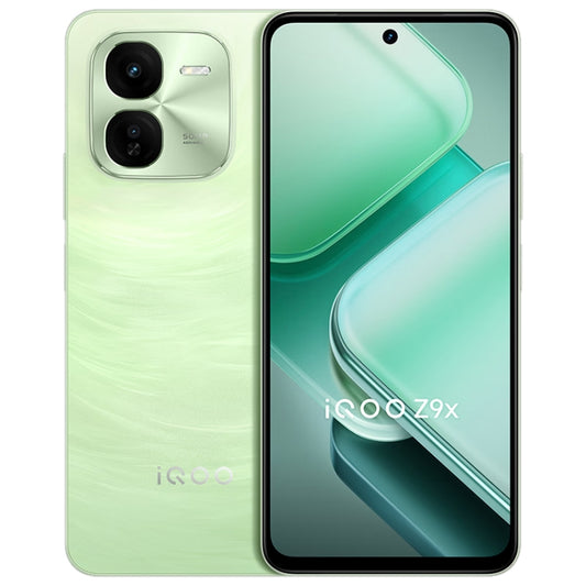 vivo iQOO Z9x, Dual Back Cameras, 8GB+256GB, Face ID Screen Fingerprint Identification, 6.72 inch Android 14.0 OriginOS 4 Snapdragon 6 Gen 1 Octa Core 2.2GHz, OTG, Network: 5G, Support Google Play (Light Green) - vivo by vivo | Online Shopping South Africa | PMC Jewellery | Buy Now Pay Later Mobicred