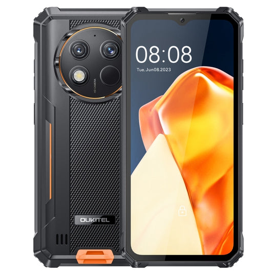 Oukitel WP28 S IP68/IP69K Rugged Phone, 4GB+128GB, Fingerprint, 6.52 inch Unisoc T606 Octa-core, NFC, OTG, Network: 4G (Orange) - OUKITEL by OUKITEL | Online Shopping South Africa | PMC Jewellery | Buy Now Pay Later Mobicred