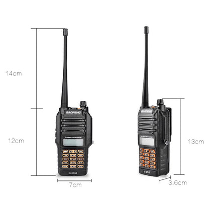 BaoFeng BF-UV9Rplus 8W Waterproof Dual Band Radio Handheld Antenna Walkie Talkie, EU Plug - Handheld Walkie Talkie by BAOFENG | Online Shopping South Africa | PMC Jewellery | Buy Now Pay Later Mobicred