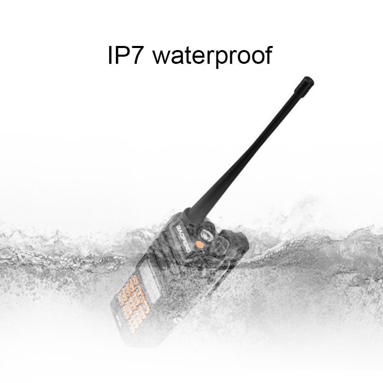 BaoFeng BF-UV9Rplus 16W Waterproof Dual Band Radio Handheld Antenna Walkie Talkie, UK Plug - Handheld Walkie Talkie by BAOFENG | Online Shopping South Africa | PMC Jewellery | Buy Now Pay Later Mobicred