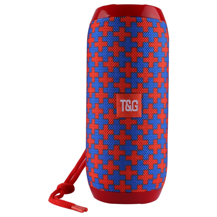 T&G TG117 Portable Bluetooth Stereo Speaker, with Built-in MIC, Support Hands-free Calls & TF Card & AUX IN & FM, Bluetooth Distance: 10m(Red) - Desktop Speaker by T&G | Online Shopping South Africa | PMC Jewellery | Buy Now Pay Later Mobicred